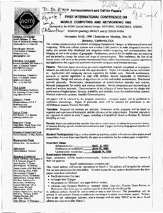 Letter, Brenda Minkalis to Andrew J. Viterbi, April 6, 1995