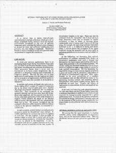 Andrew J. Viterbi and Roberto Padovani, "Optimal Performance of Coded-Interleaved PSK Modulation In Slowly Varying Rician Fading and Interference: Abstract."