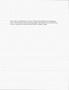 State of the School, School of Arts and Sciences, University of Pennsylvania, 2000-2001