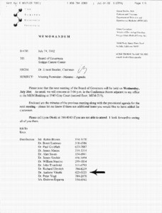 Minutes, Board of Governors Meeting July 26, 2000