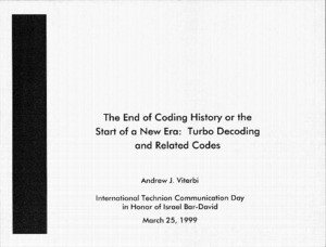 Email, Andrew J. Viterbi to Shlomo Shamai (Shitz), January 11, 1999