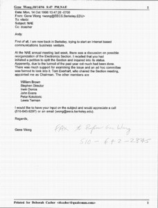 Letter, Leonard M. Silverman to Andrew J. Viterbi