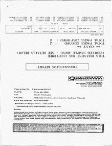 Note, Deborah Casher to Linda Mihalko, January 5, 1995