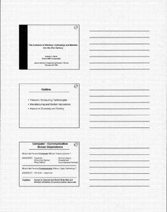 Andrew J. Viterbi, "The Evolution of Wireless Technology and Markets into the Twenty-First Century." Abstract