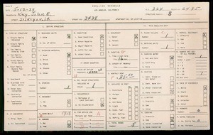 WPA household census for 3438 SISKIYOU, Los Angeles