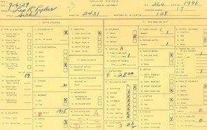 WPA household census for 2431 SICHEL, Los Angeles