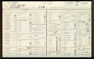 WPA household census for 429 W 95TH STREET, Los Angeles County