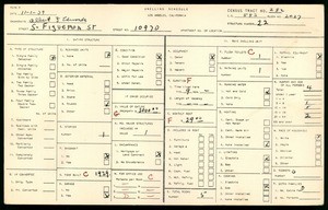 WPA household census for 10970 SOUTH FIGUEROA STREET, Los Angeles County