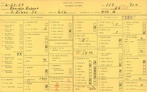 WPA household census for 616 S BIXEL ST, Los Angeles