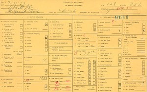 WPA household census for 232 N GRAND, Los Angeles