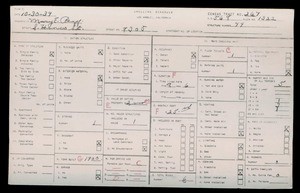 WPA household census for 8305 S HOOVER ST, Los Angeles County