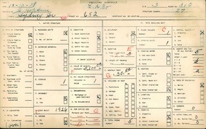 WPA household census for 652 SYDNEY DR, Los Angeles County