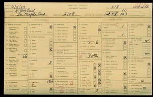 WPA household census for 2108 MAPLE AVE, Los Angeles