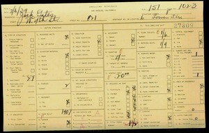 WPA household census for 821 W 9 ST, Los Angeles