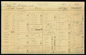 WPA household census for 820 W 1ST ST, Los Angeles