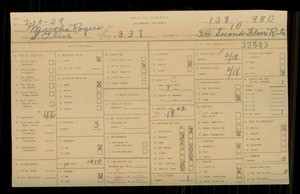 WPA household census for 337 S OLIVE, Los Angeles