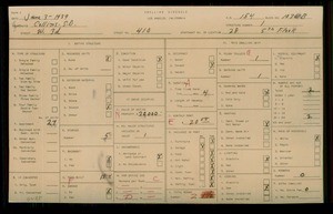 WPA household census for 410 W 3RD STREET, Los Angeles