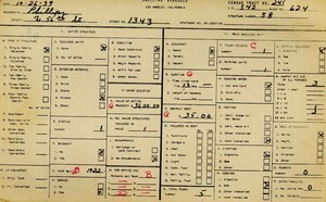 WPA household census for 1343 W 56TH, Los Angeles