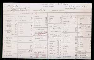 WPA household census for 1018 W 49TH STREET, Los Angeles County