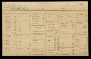 WPA household census for 1317 DELONG, Los Angeles