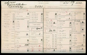 WPA household census for 3501 SPEEDWAY, Los Angeles County