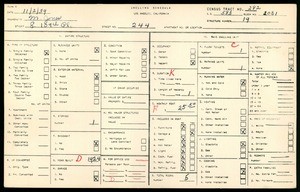 WPA household census for 244 EAST 109TH PLACE, Los Angeles County