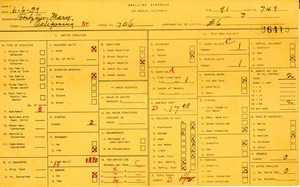 WPA household census for 706 CALIFORNIA, Los Angeles