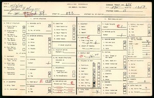 WPA household census for 222 West 80th Street, Los Angeles County