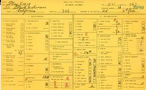 WPA household census for 314 CALIFORNIA, Los Angeles