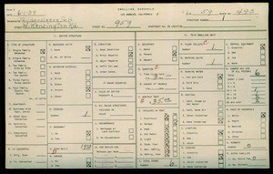 WPA household census for 959 N WEST KENSINGTON, Los Angeles