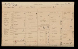 WPA household census for 1343 WRIGHT ST, Los Angeles