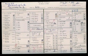 WPA household census for 610 W SUMMERLAND, Los Angeles County