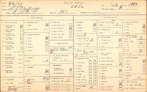 WPA household census for 357 East 11th Street, Los Angeles County