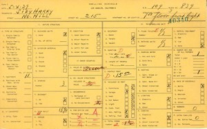 WPA household census for 215 N HILL, Los Angeles