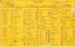 WPA household census for 407 S HOPE, Los Angeles