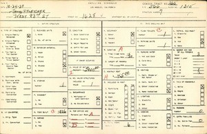 WPA household census for 1628 WEST 83RD STREET, Los Angeles County