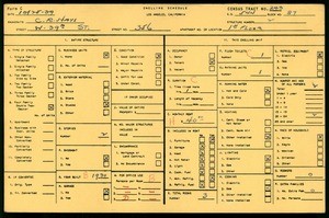 WPA household census for 356 W 39TH STREET, Los Angeles County