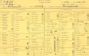 WPA household census for 2533 CINCINNATI, Los Angeles