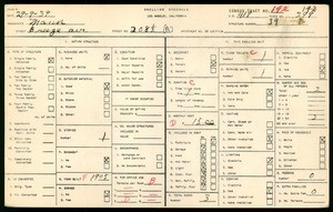 WPA household census for 208 1/2 BREEZE AVE, Los Angeles County