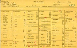 WPA household census for 444 N FIGUEROA, Los Angeles