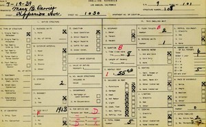WPA household census for 1030 HYPERION, Los Angeles