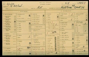WPA household census for 515 E 21ST, Los Angeles