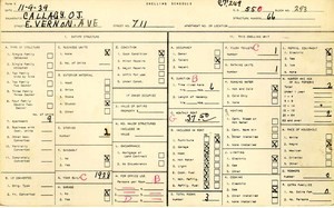 WPA household census for 711 E VERNON, Los Angeles
