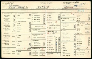 WPA household census for 849 1/2 W 80TH ST, Los Angeles County