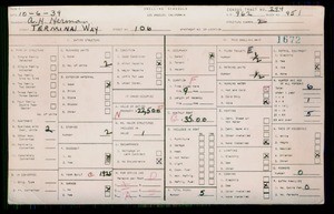 WPA household census for 106 TERMINAL, Los Angeles County