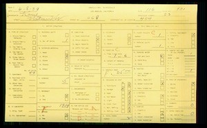 WPA household census for 668 WITMER STREET, Los Angeles