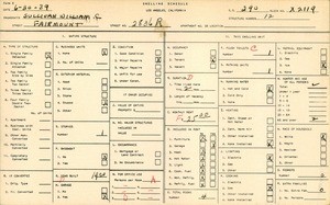 WPA household census for 2836 FAIRMOUNT, Los Angeles