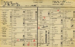 WPA household census for 1045 W 57TH, Los Angeles