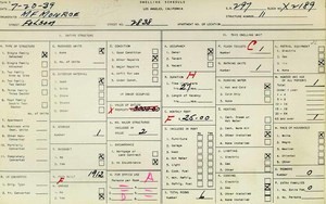WPA household census for 2838 FOLSOM, Los Angeles
