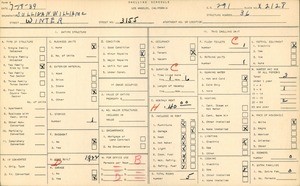 WPA household census for 3155 WINTER, Los Angeles